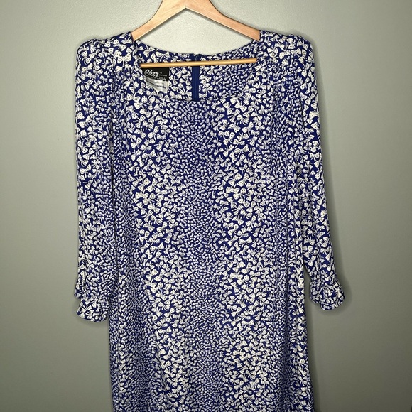 Chez California Designed by Tandy 1970’s Vintage Polka Dot Bow Print Dress - Picture 2 of 10